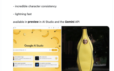 「nano banana」コードネームモデル、「Gemini 2.5 Flash Image Preview」リリース – 画像生成AIの新たな進化