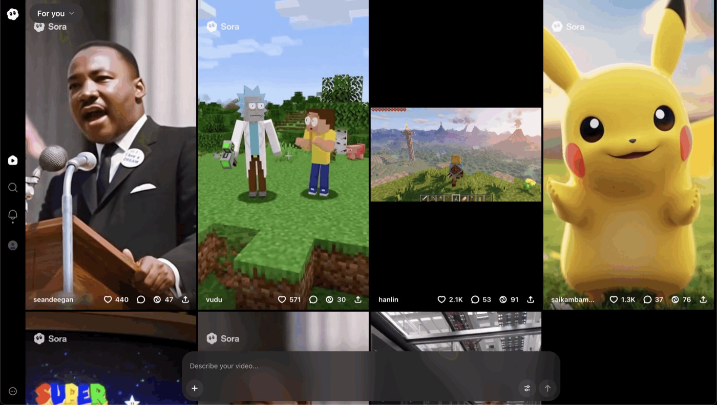 OpenAI、最新動画生成AI「Sora 2」をリリース – 音声同期とカメオ機能を搭載