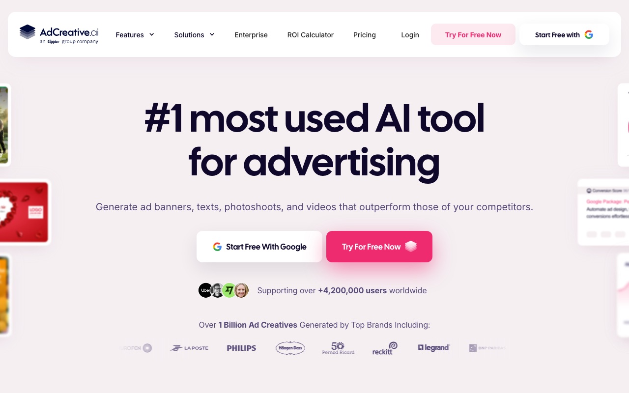 AdCreative.aiの公式サイト