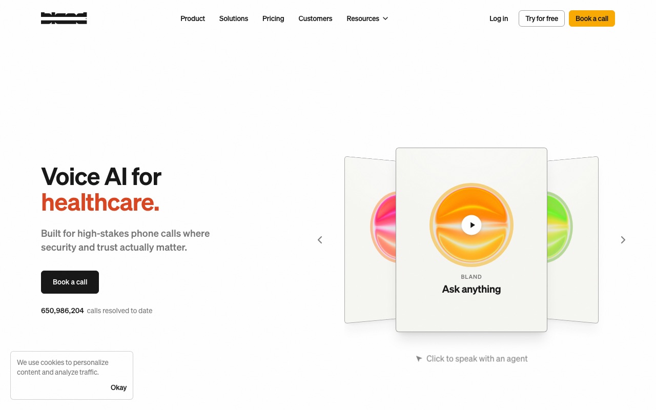 Bland AIの公式サイト