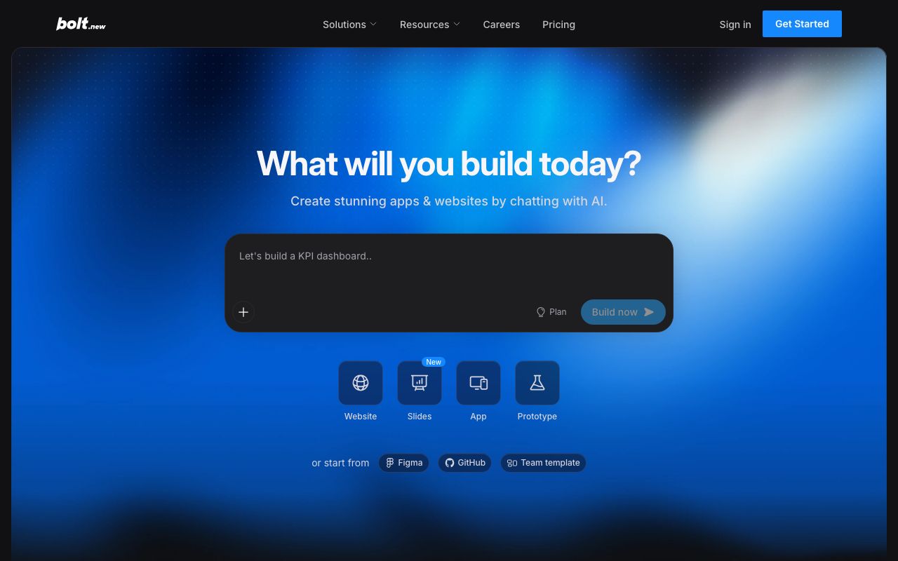 Bolt.newの公式サイト