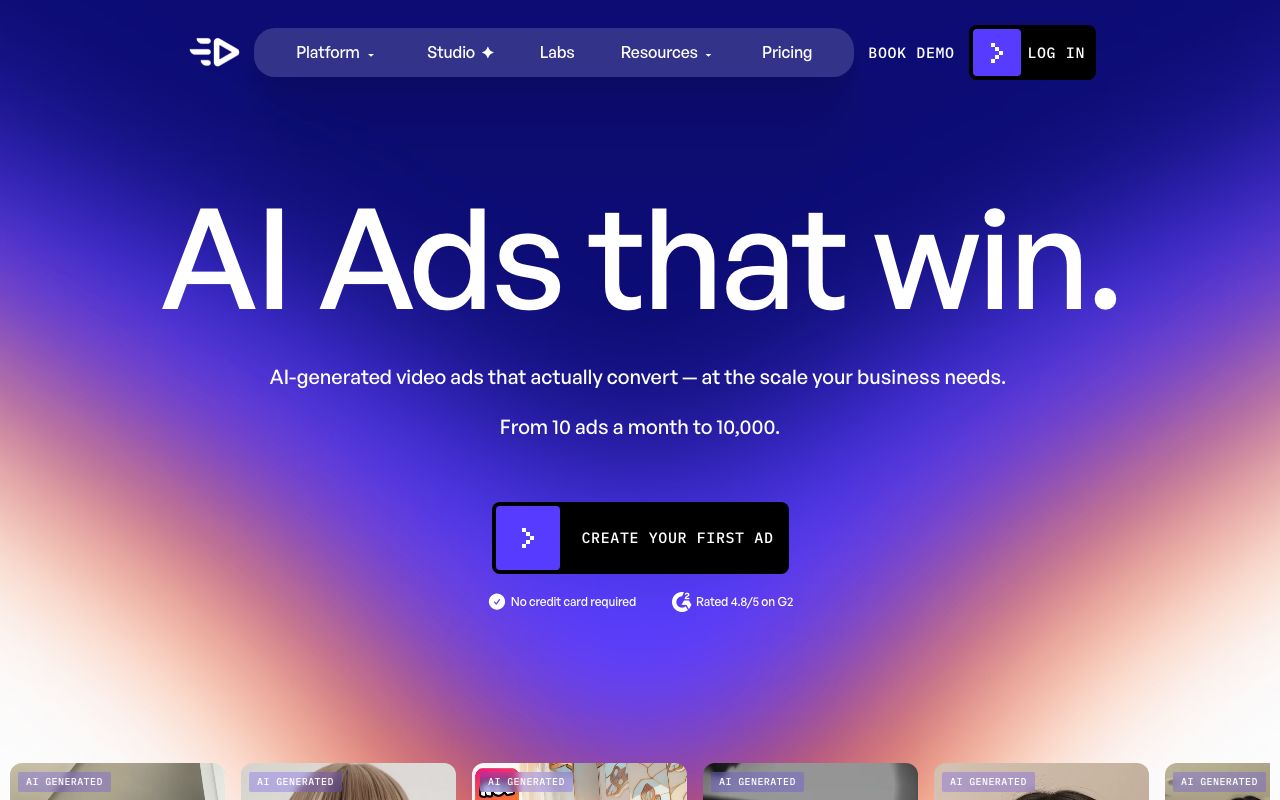 Creatify official website