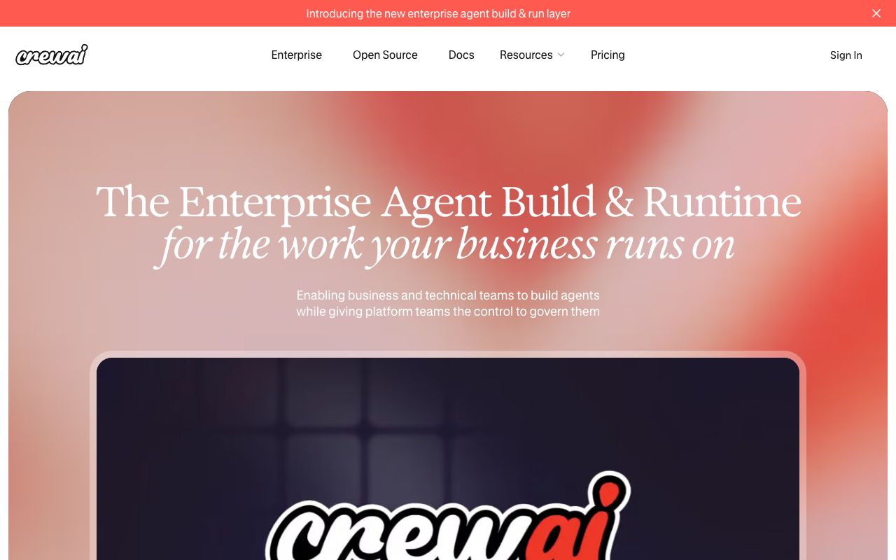 CrewAI official website