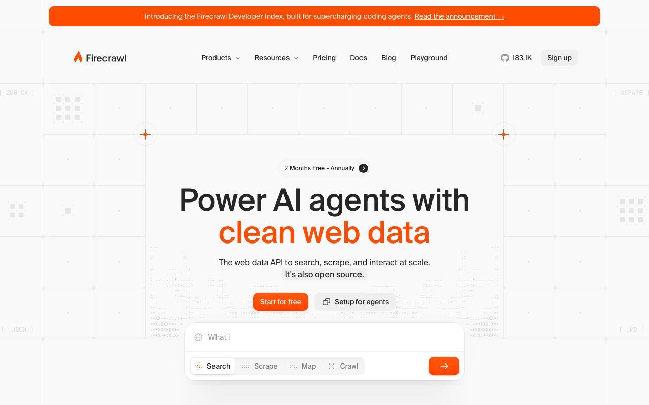 Firecrawl official website