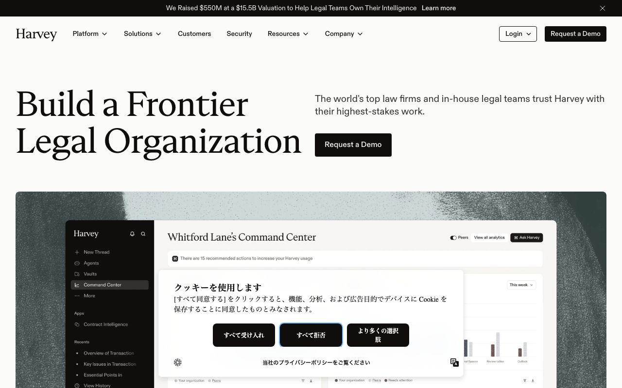 Harvey official website