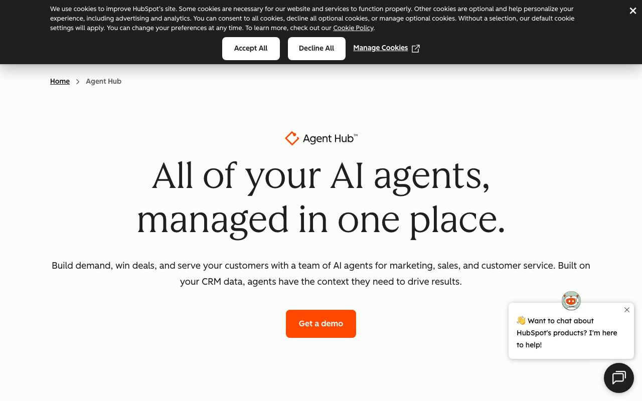 HubSpot Breezeの公式サイト
