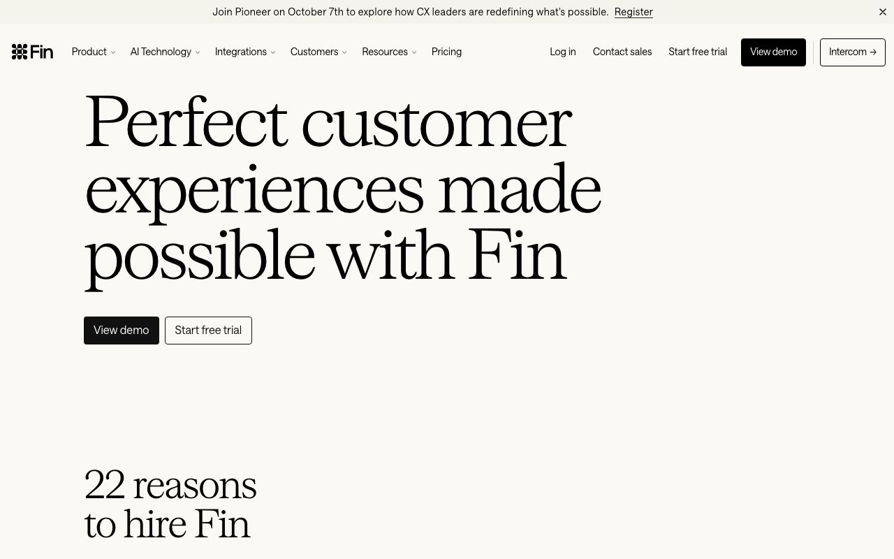Intercom Finの公式サイト