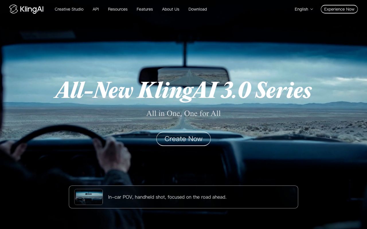 Kling AIの公式サイト
