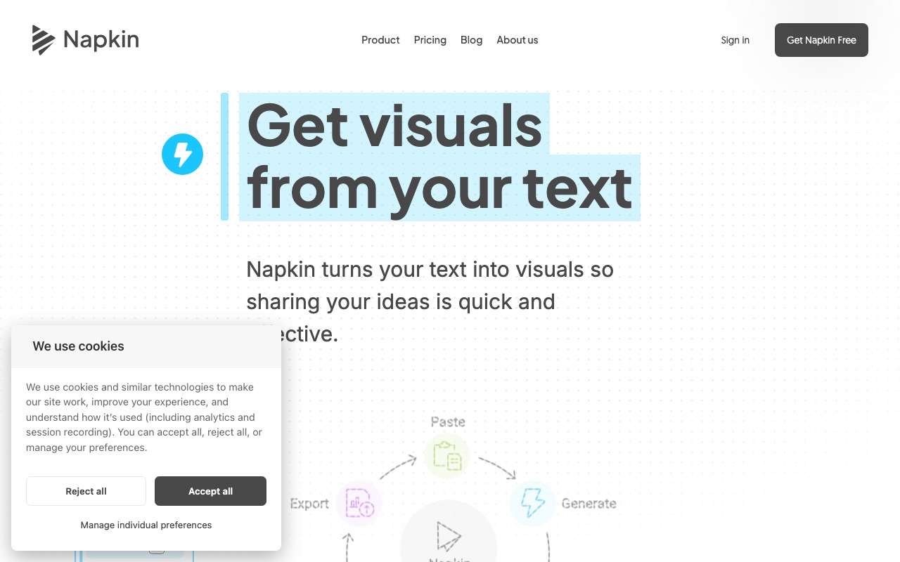 Napkin AIの公式サイト