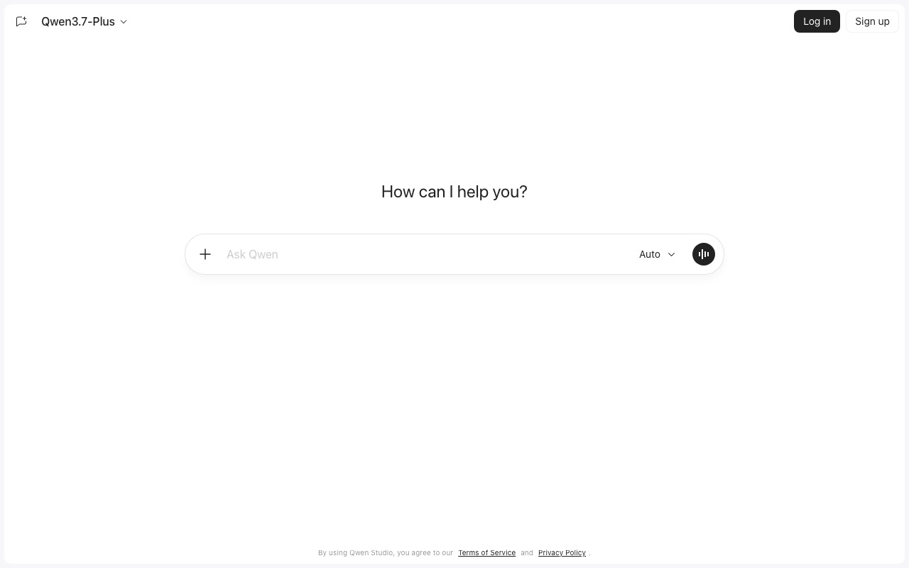 Qwenの公式サイト