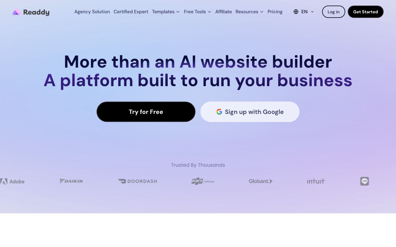 Readdy official website