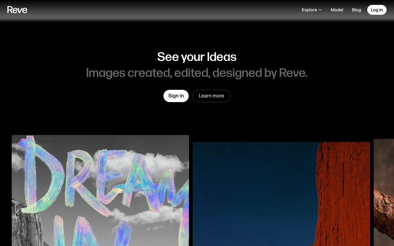 Reve official website