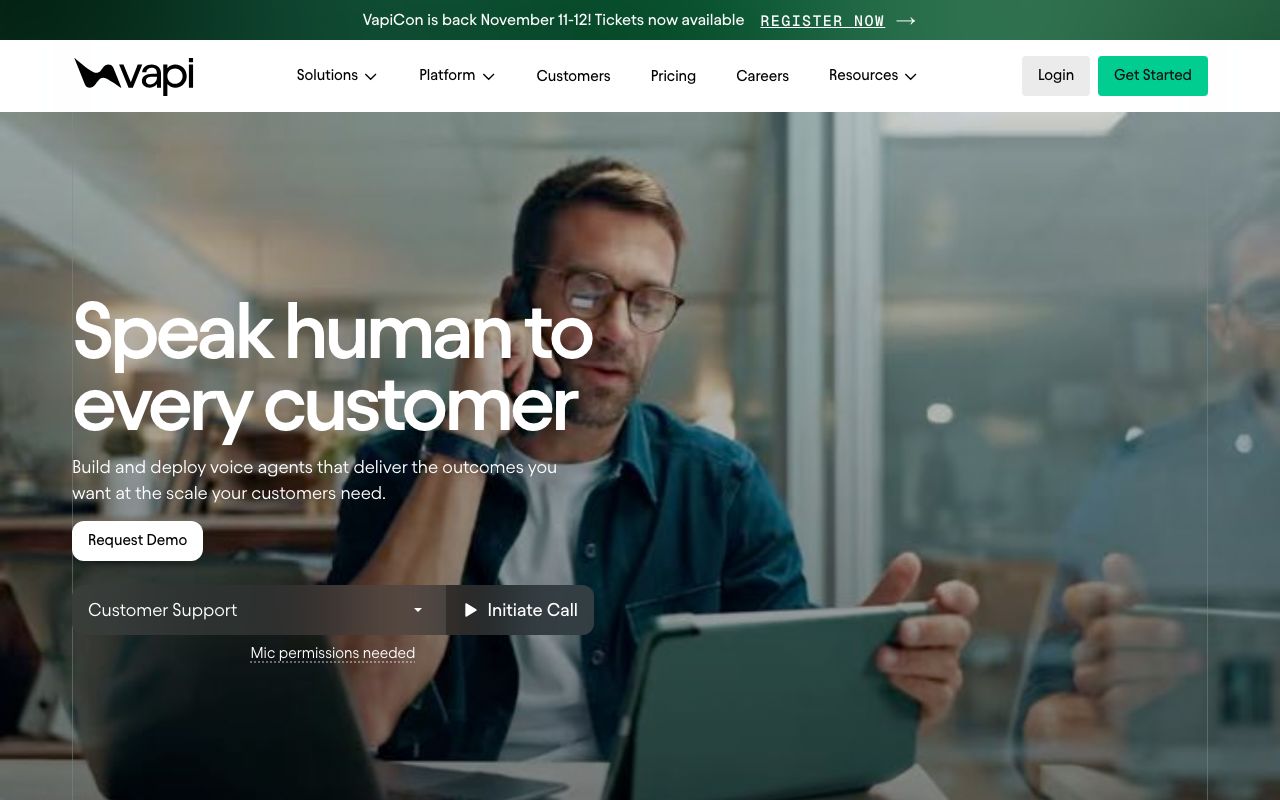 Vapiの公式サイト